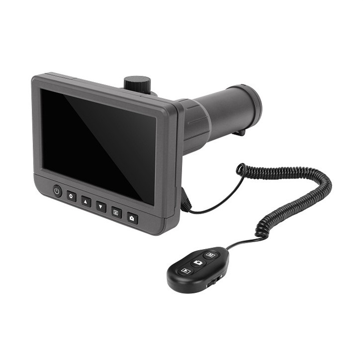 Noog Saib Telescope Nrog Lub Koob Yees Duab