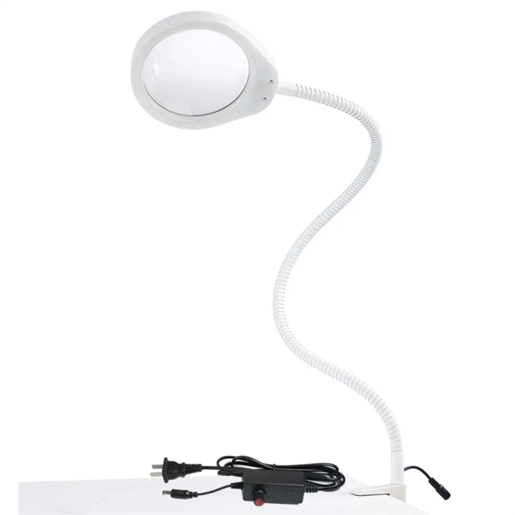 Professional Magnifying iav nrog lub teeb